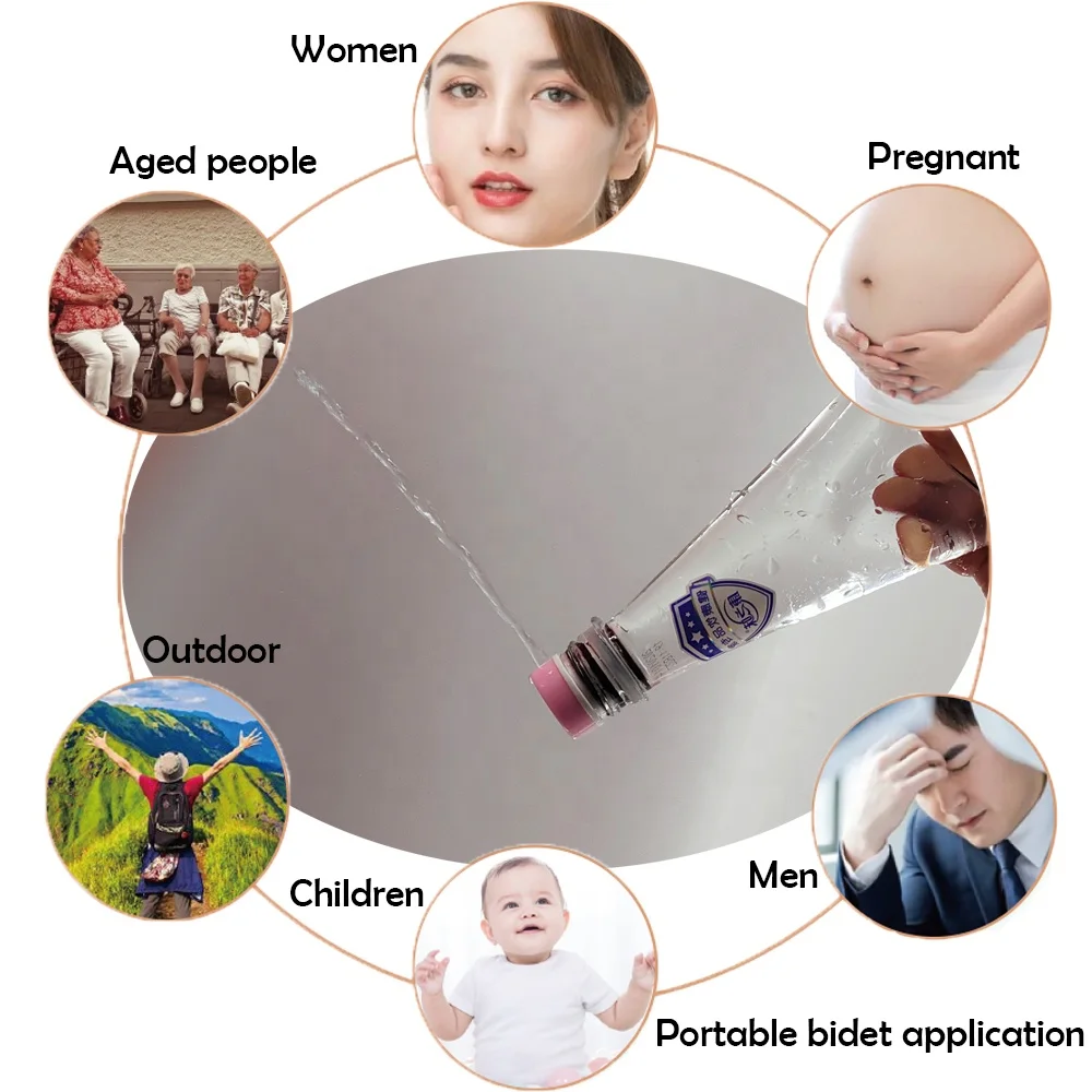 1PCS Pack Portable Bidet Pipe for Toilet Universal Travel Bidet Compatible with Your Plastic Bottle Handheld Shattaf Postpartum