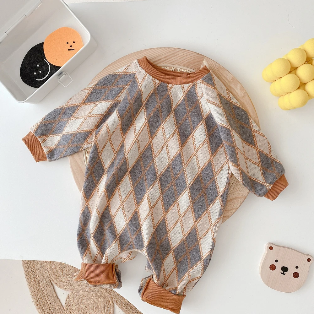 Baby Romper Knitted Baby Girl Boy Clothes Infant Rompers Playsuits for Babies Jumpsuit Autumn Winter Toddler Overalls