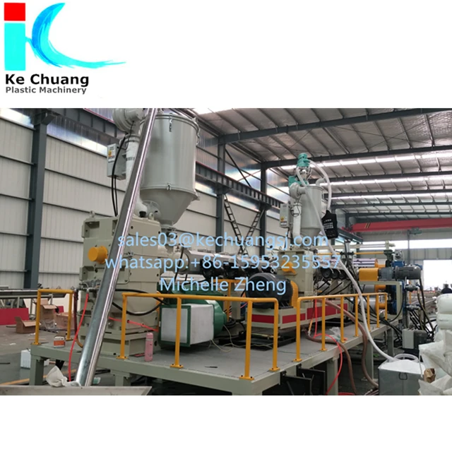 HDPE Plastic Board Plastic PVC  Sheet extrusion making machine production  line