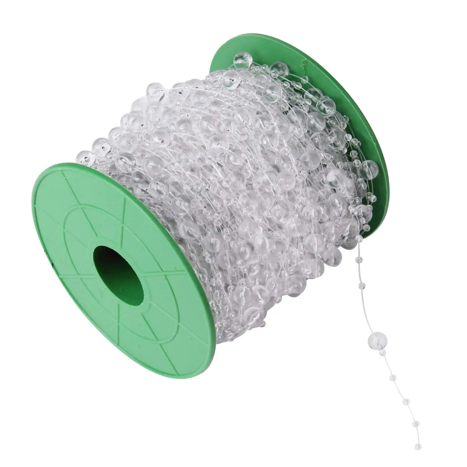 200 Feet Roll Clear Crystal Acrylic Party Garland Centerpiece Bridal Bouquet Decoration wedding floral crafting DIY accessory