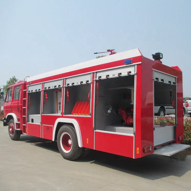 Brand new 4x2 6000 liter tanker water and foam fire fighting truck for sale