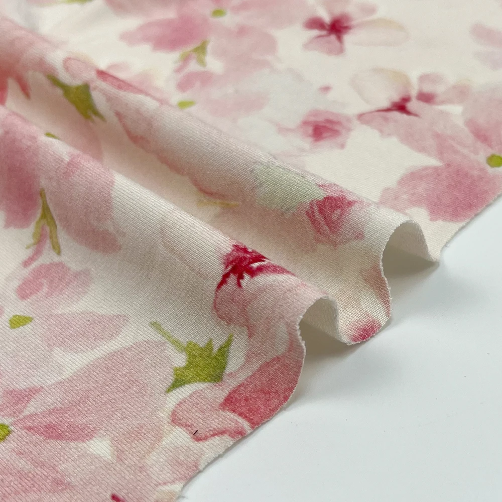 Wholesale knitted breathable soft touch spandex tencel modal fabric for baby clothes