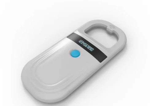  RFID-считыватель домашних животных ISO11784/11785 FDX B 134 2 кГц OLED-дисплей сканер микрочипа