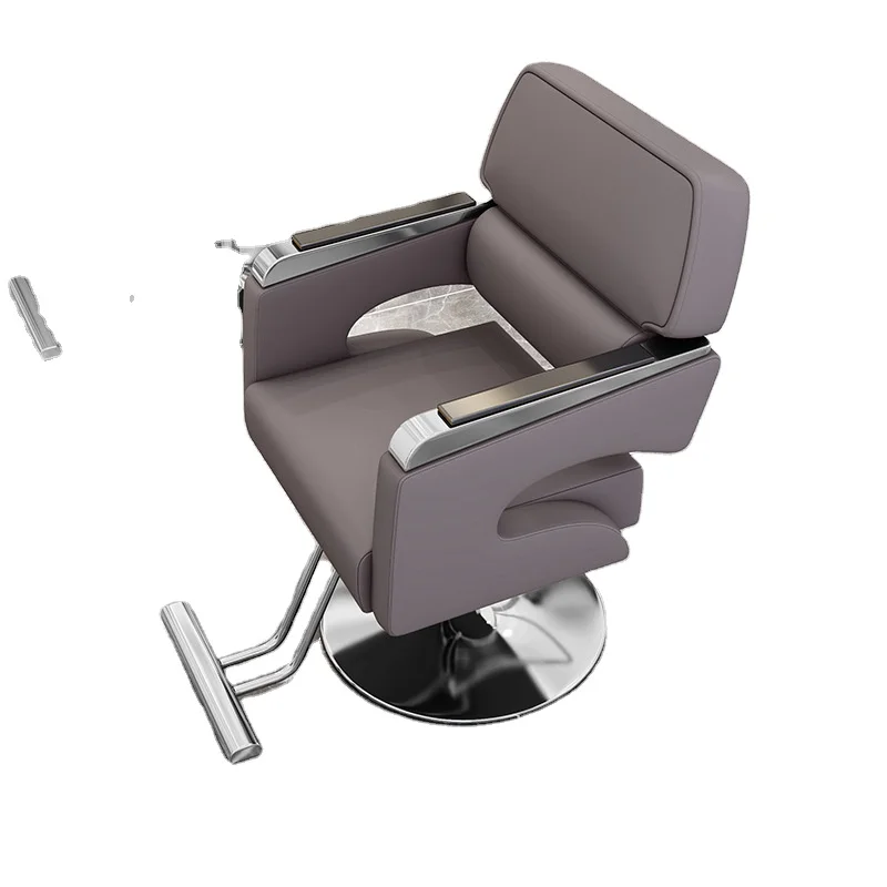 French Design Salon Barbershop Barber Chairs Hairdresser Used Men Hydraulic Barber Chairs