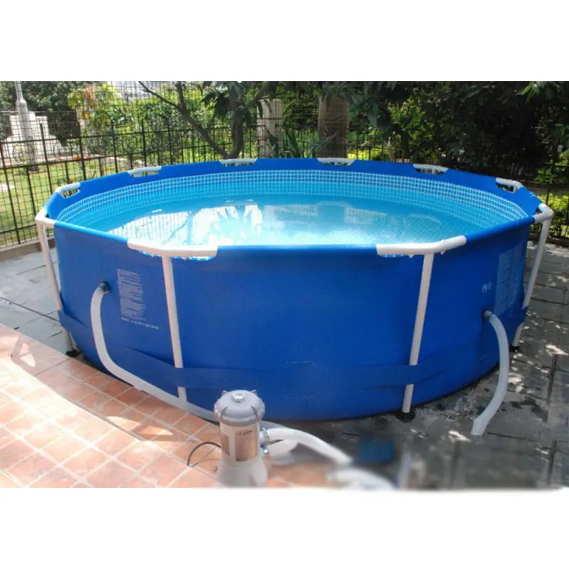 Waimar Durable Above Ground Pool Metal Frame Round Swimming Pool