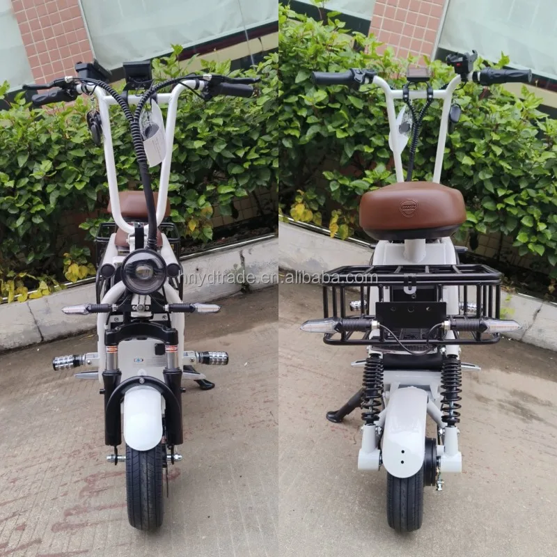 Light Weight 500W Electric Bicycle Folding Pink Mini Electric Scooter With Seat