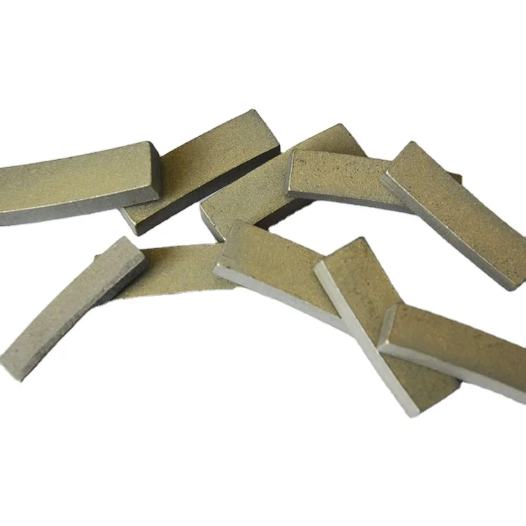 No layer long life diamond segment for cutting marble limestone lavastone