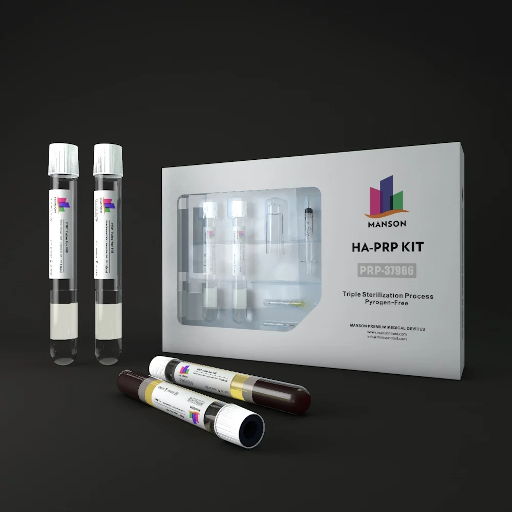 MANSON Pyrogen Free HA Aesthetic PRP Tube with Hyaluronic