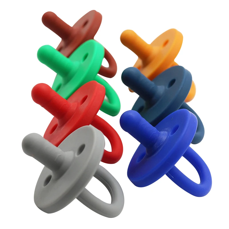 wholesale custom baby pacifier bottle nipple dummy silicon soother adult pacifier