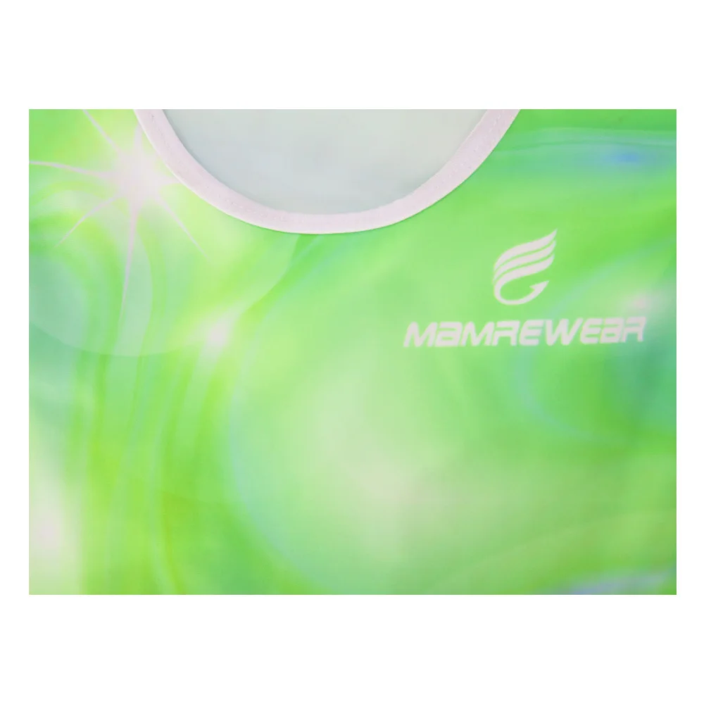 high quality fluorescent green women sublimation rowing suits