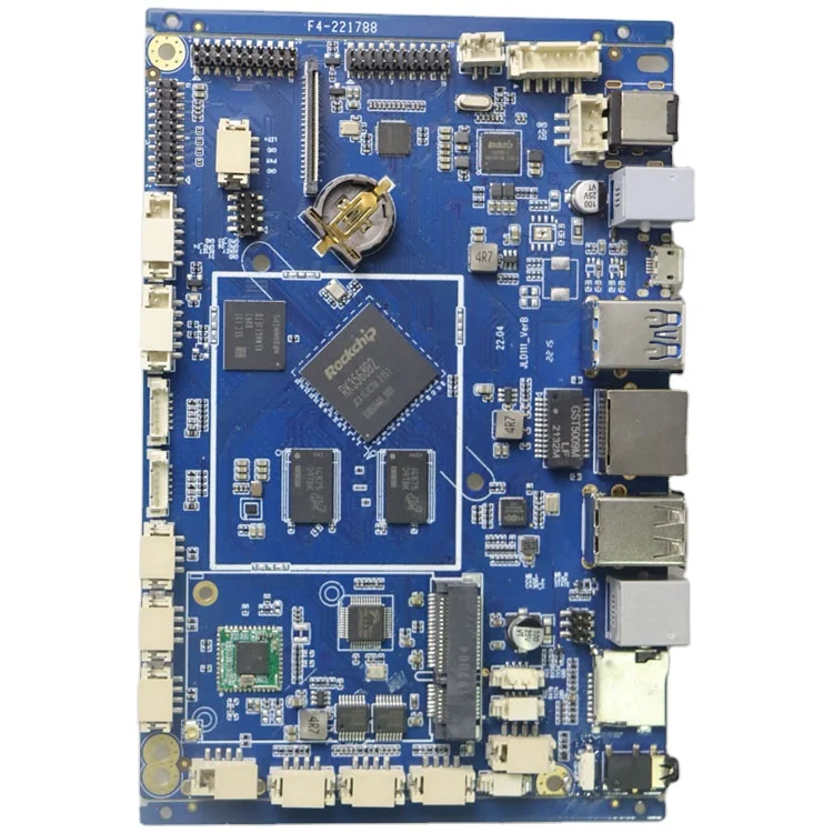 Embedded Boards Custom Printed Circuit Boards Pcba Manufacture RK3566 Linux Board Development Android Pos Motherboard