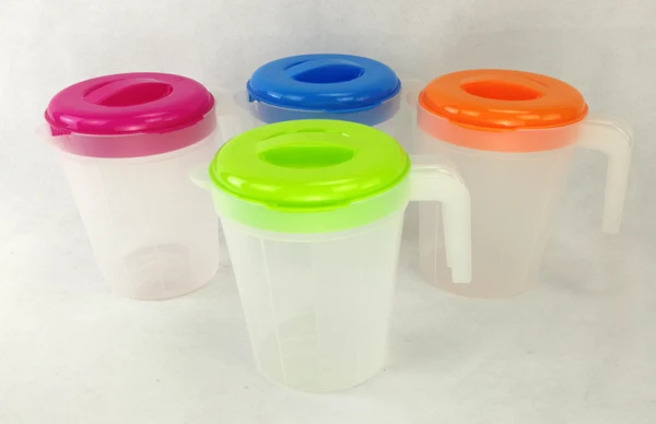 Пластиковый кувшин объемом 2,4 литра, пластиковый чайник, пластиковый большой кувшин для воды с крышкой