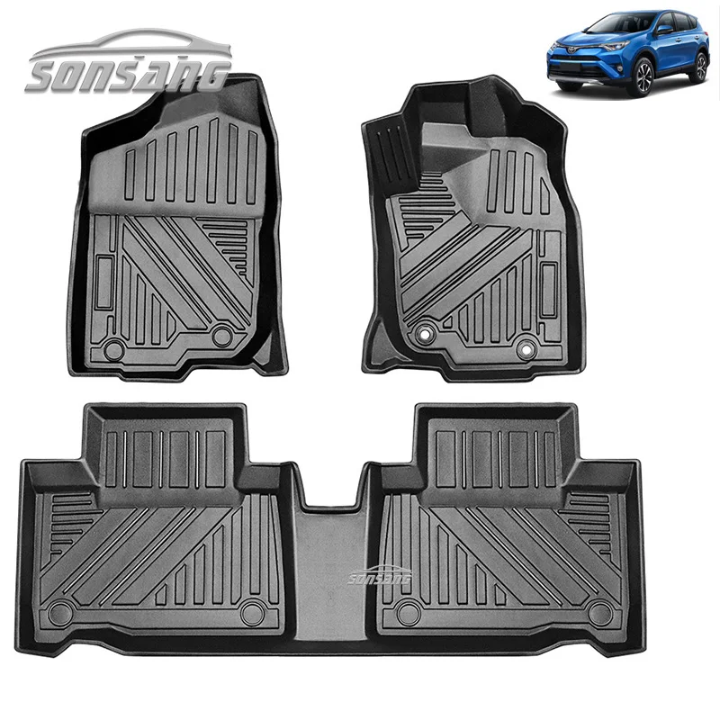 Bulk Sale Factory Car Foot Mat for TOYOTA RAV4 gaoline 2020 Hybrid RHD Car Mats