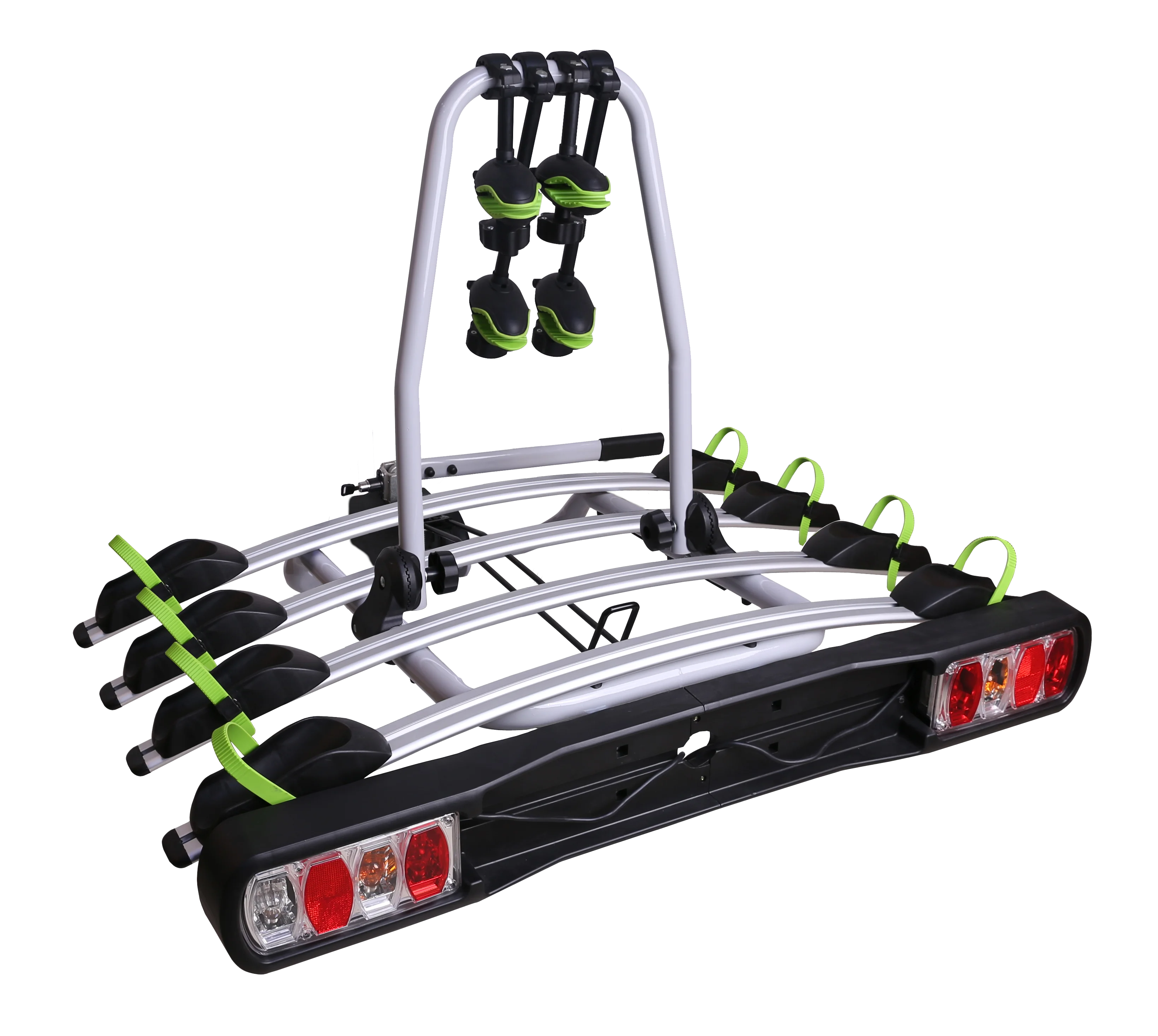 New design Tow Bar Mounted Bike Carrier For 4 Bikes For Europe China factory