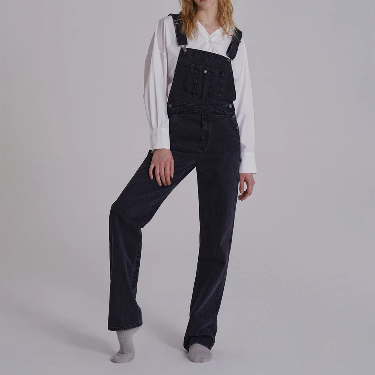 Sling Denim Bib Trousers womens denim overall Clothing  Elastic Ripped Blue Woman Denim Jeans Jumpsuit