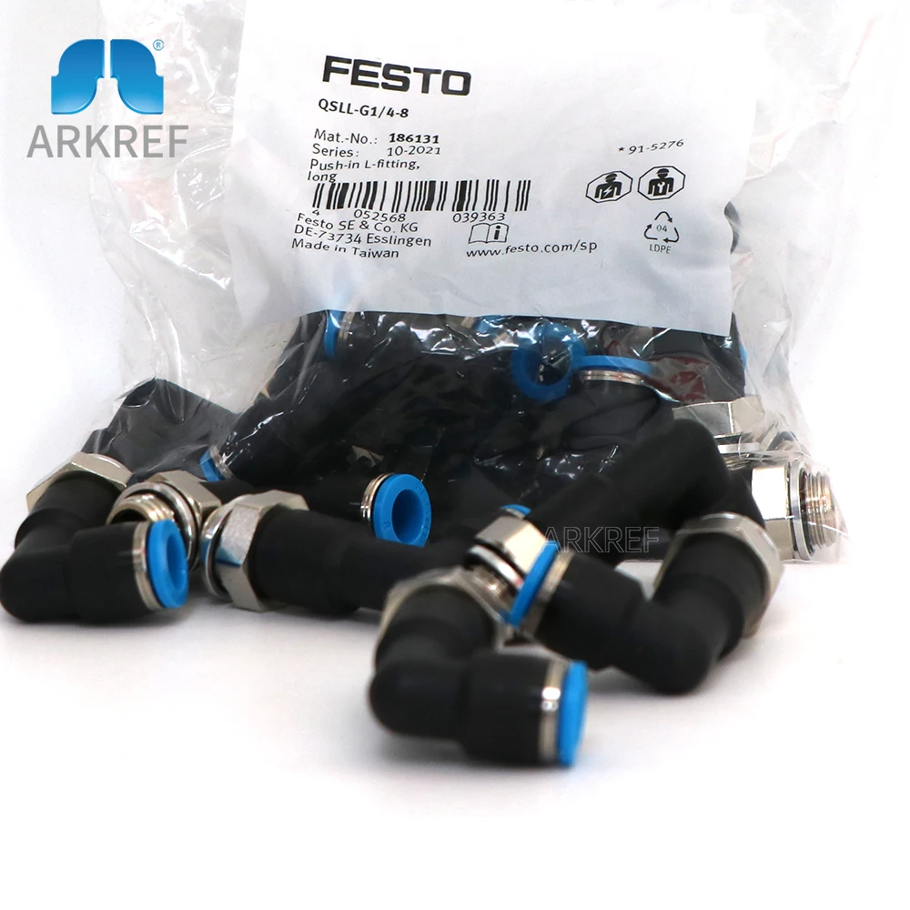 Немецкий бренд FESTO пневматический быстросъемный соединитель пуш-ап-л-фитинги QSLL-G1/для возрастов от 4 до 8 лет