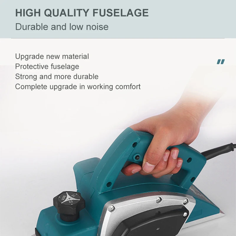 THPT 82mm 800W 2 levels Adjustable Power Tools Mini Electric Wood Handheld Planer