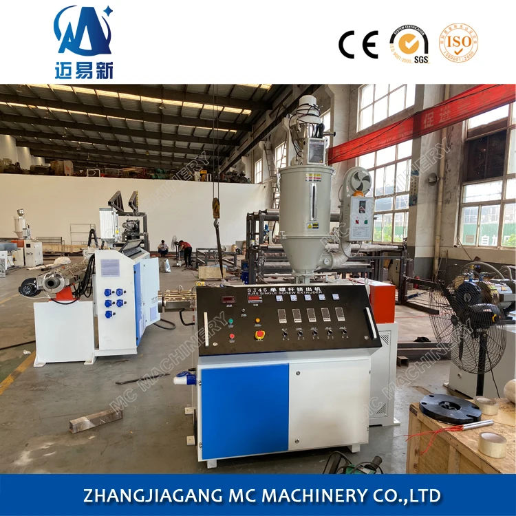 PET Plastic Single Screw Extruder Machine