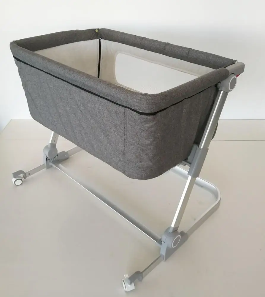 Europe custom design Baby Cribs multifunctional foldable swing baby cradle  travel folding baby sleeping bed