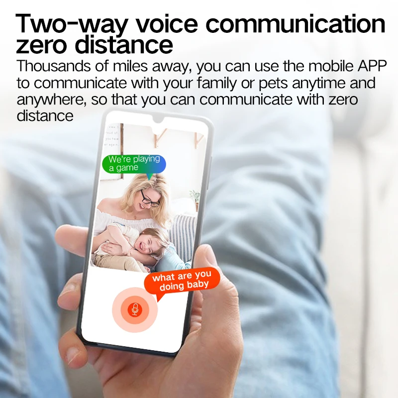 3MP WiFi Camera Icsee Home Smart Life Full HD IP Camera CCTV Mini Support 128GB Memory Card Surveillance Camera For House