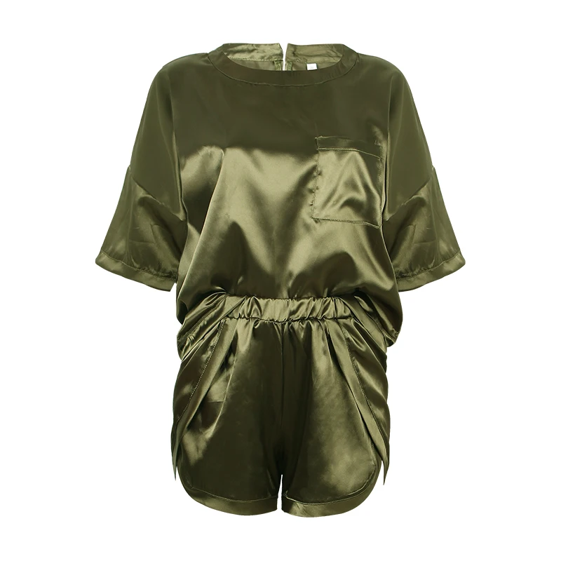 
Wholesale plus size cute ladies sleepwear sexy stain set pajama for women 