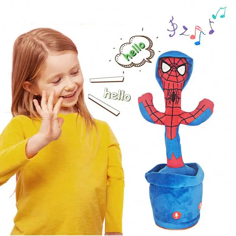 Parlant Talking Cactus Toy Dansant Bailarin Deque Baila Juguete And Repeats Dancing And Singing Artificial Talking Cactus Toy
