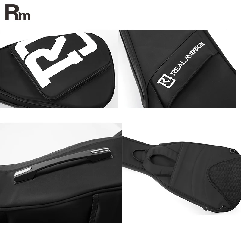 Real Mission 35MM Electric Guitar Bag Waterproof Nylon Guitar Bag Acoustic Full Size Electric Bass Guitar Gig Bag Music Box