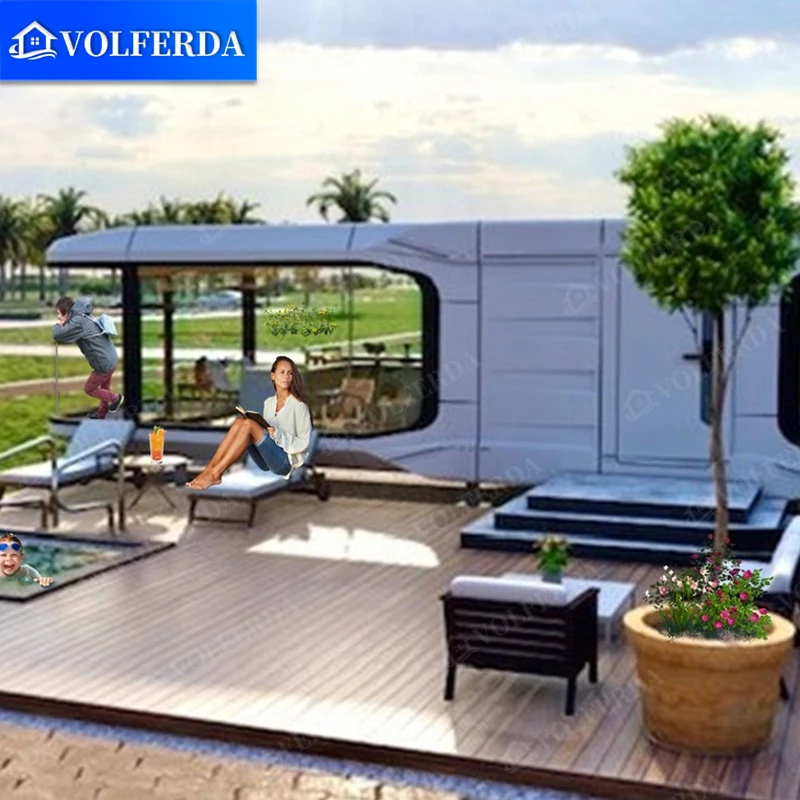 Foshan Volferda E7 Capsule House for Living Mobile Container Luxury Camping