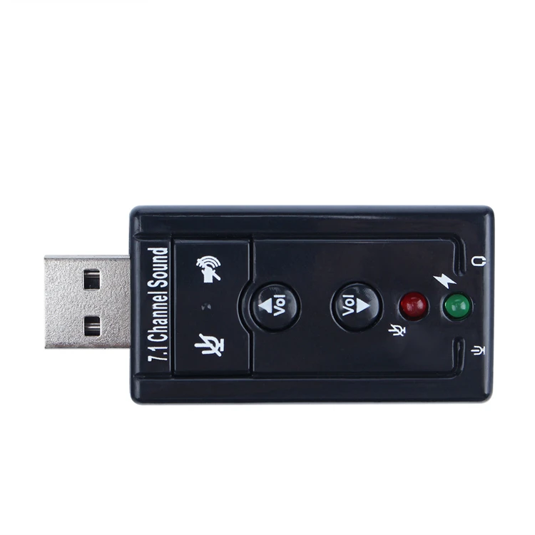 Внешняя звуковая карта USB 7 1 для