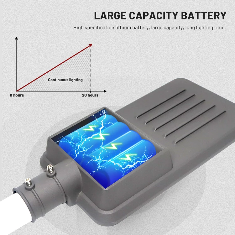 Hot Sale Outdoor Waterproof 300W 200W 100W Light Control Led Solar Street Lights Aluminum