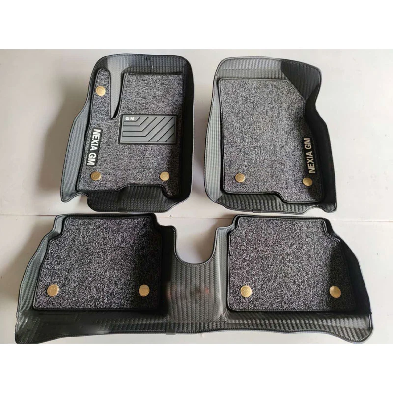 Chinese  made hot  pressed car floor mats preferred car floor mats straw mat
