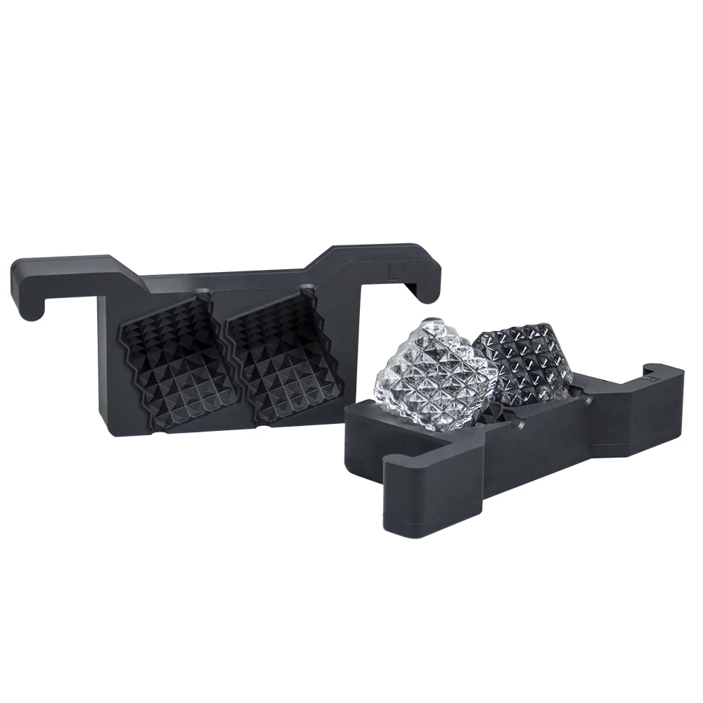 Crystal Clear Whiskey Ice Cube Maker Mold Big Sphere Ice Cube Tray Premium Prism Ice Cube Maker for Summer