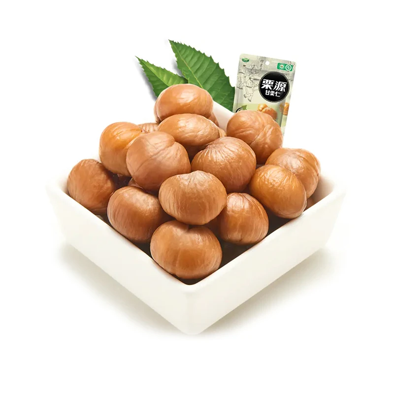Organic Eating Chinese Peeled Roasted Chestnuts