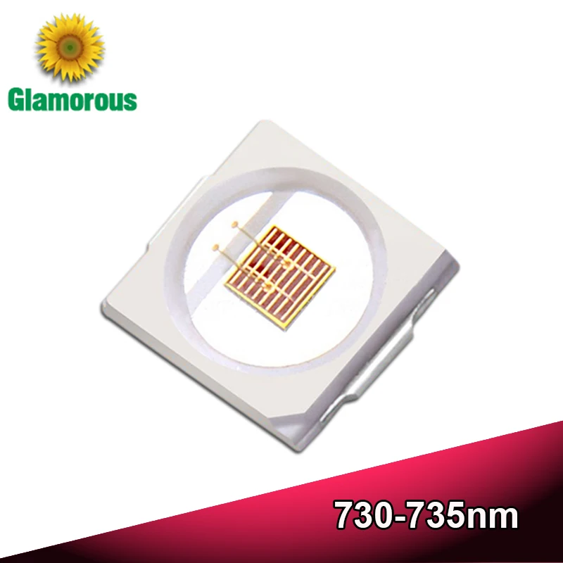 Низкая цена оптовая СИД SMD 3030 светодиодных чипов на заказ люминофора Красного 620nm 660nm светодиодные чипы красного цвета