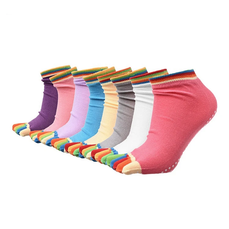 RL-A561 cotton five fingers 5 toe sock five-toe socks five finger toes socks
