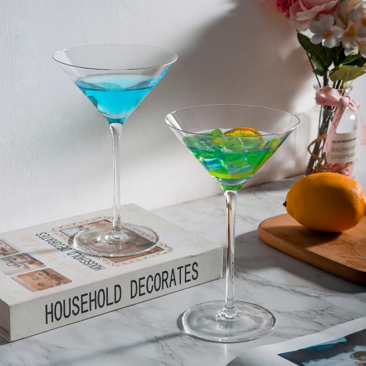 Hot Sale Cocktail Crystal Glass Classical Champagne Glasses Creative Martini Glass for Home Party