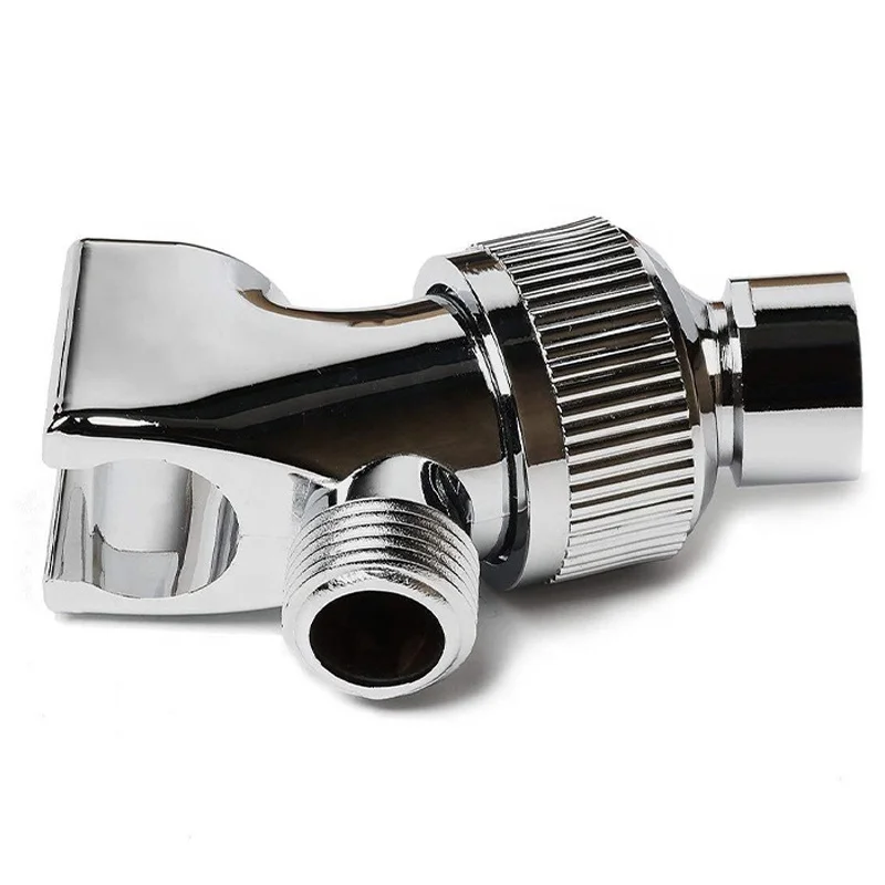 ABS Plastic Chrome Shower Holder Brass Ball Joint