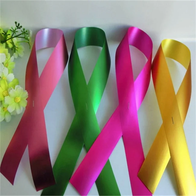 Матовая металлическая пластиковая лента в рулоне