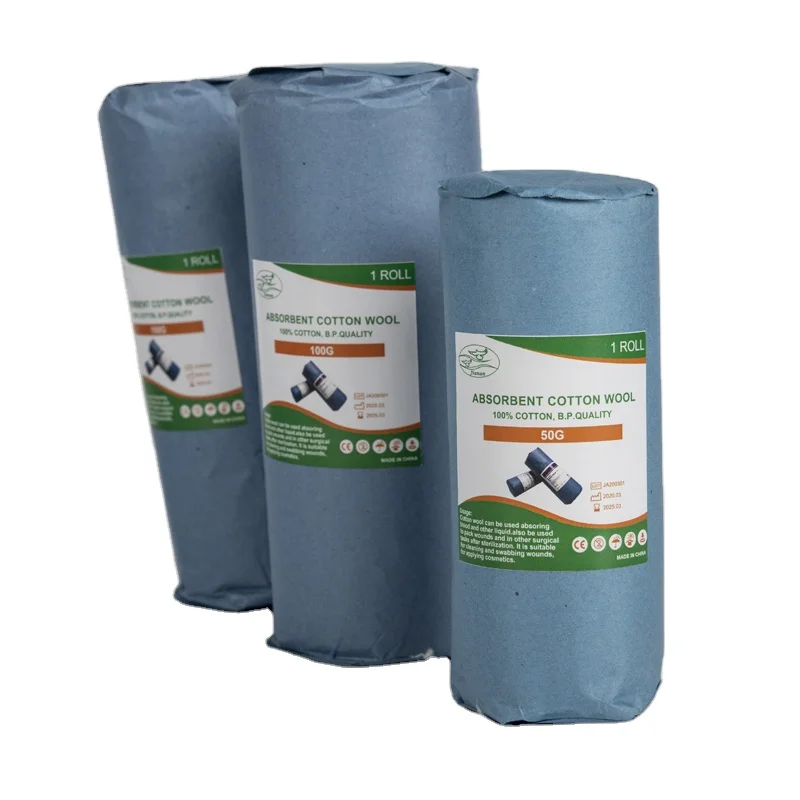 Medical 100% Cotton Disposable Absorbent Cotton Wool