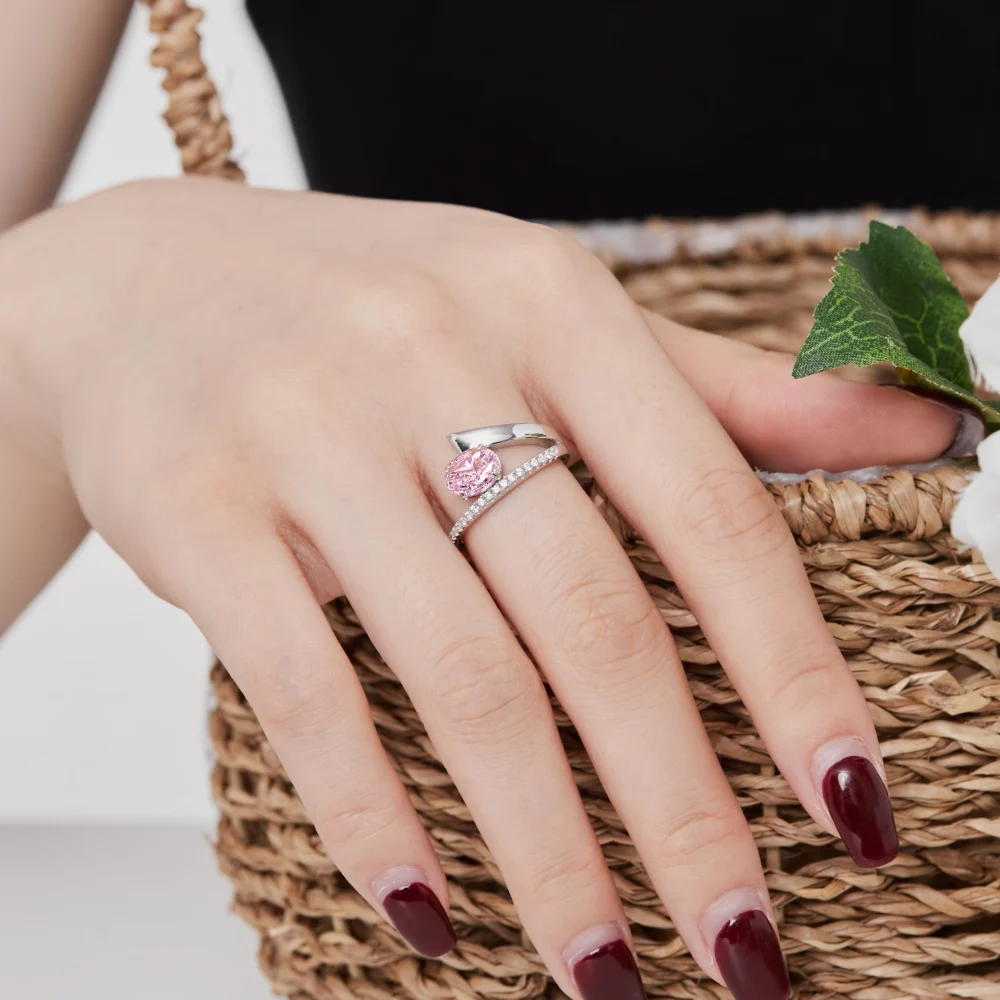 Женские повседневные кольца с золотым покрытием MYF 925 anillos casuales de plata ley para damas rhodium zircon из 18-каратного