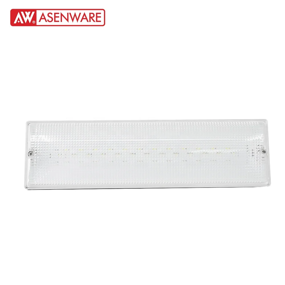Asenware TUV certificate wall mount emergency lights waterproof emergency batten light