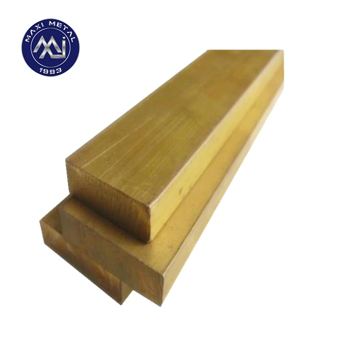 C2800 CuZn37 Brass Bar Flat Copper Bar Brass Block