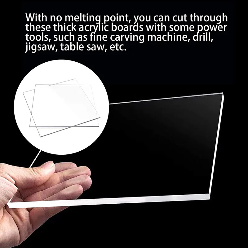 Factory manufacture customized size 12' x 12' clear cast acrylic plastic sheets panels with free sample