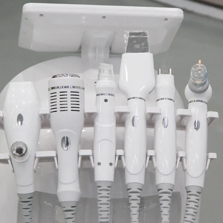 Multifunction Skin Scrubber 6 In1 H2o2 Ems Microcurrent Facial Lifting Oxygen Jet Skin Care Machine