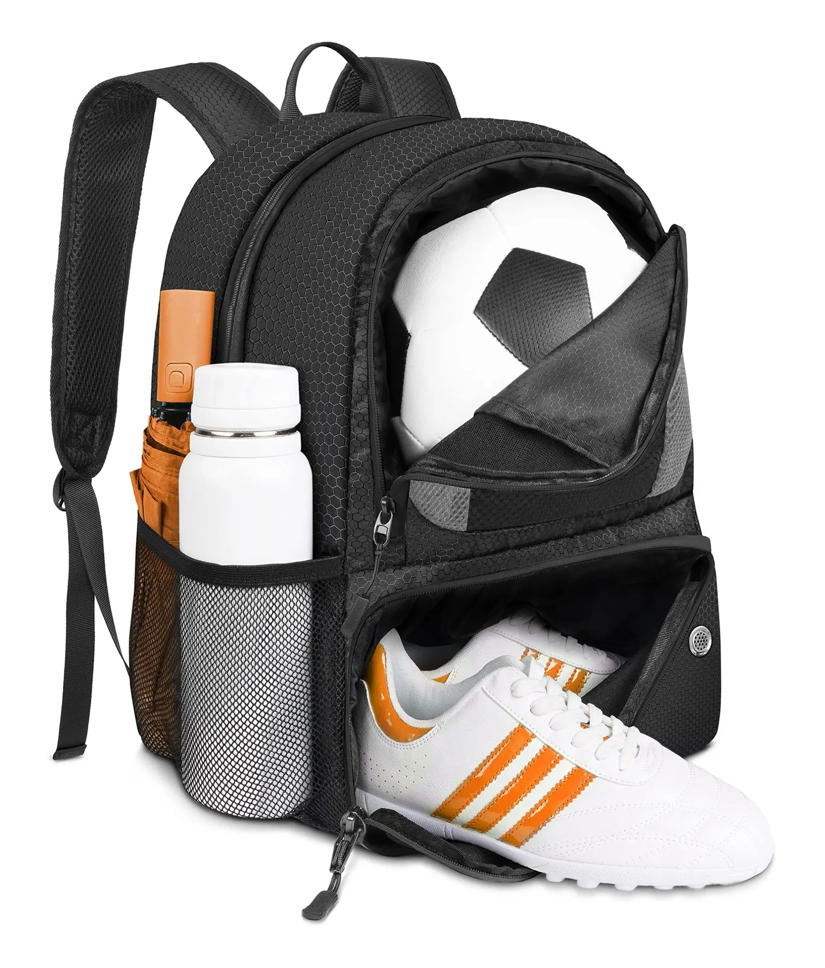 Custom Lightweight Outdoor Gym Fitness Backpack For Basketball Volleyball Football Sports bag With Shoes Compartment
