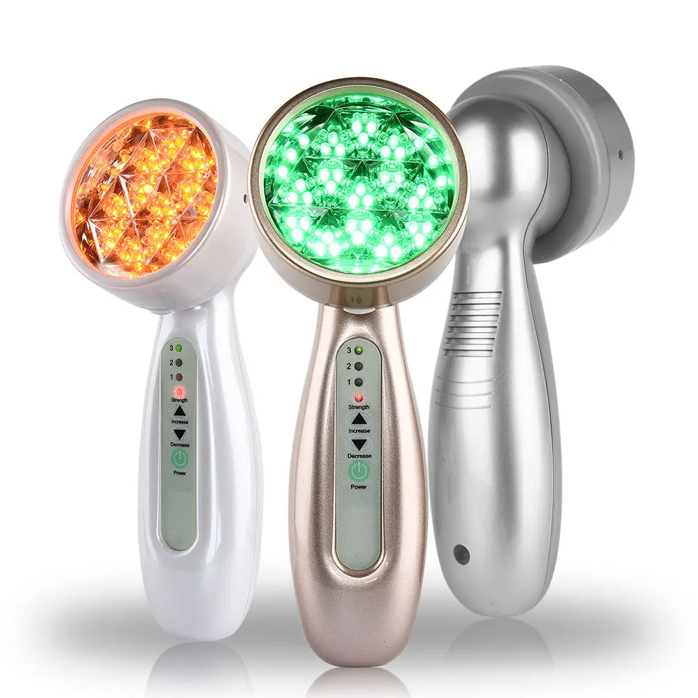 Led Light Therapy Skin Rejuvenation Machine Red Blue Green Light Facial Massage Skin Tightening Machine
