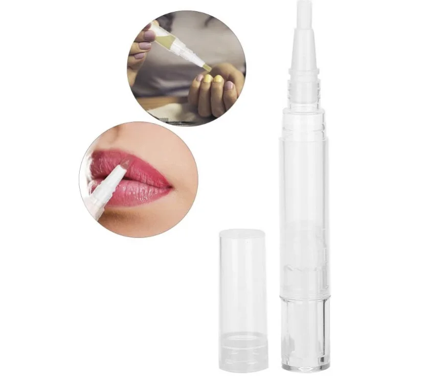 Empty Transparent Twist Pen Cosmetic Container Lip Gloss Eyelash Growth Liquid Empty Twist Pen  3ml
