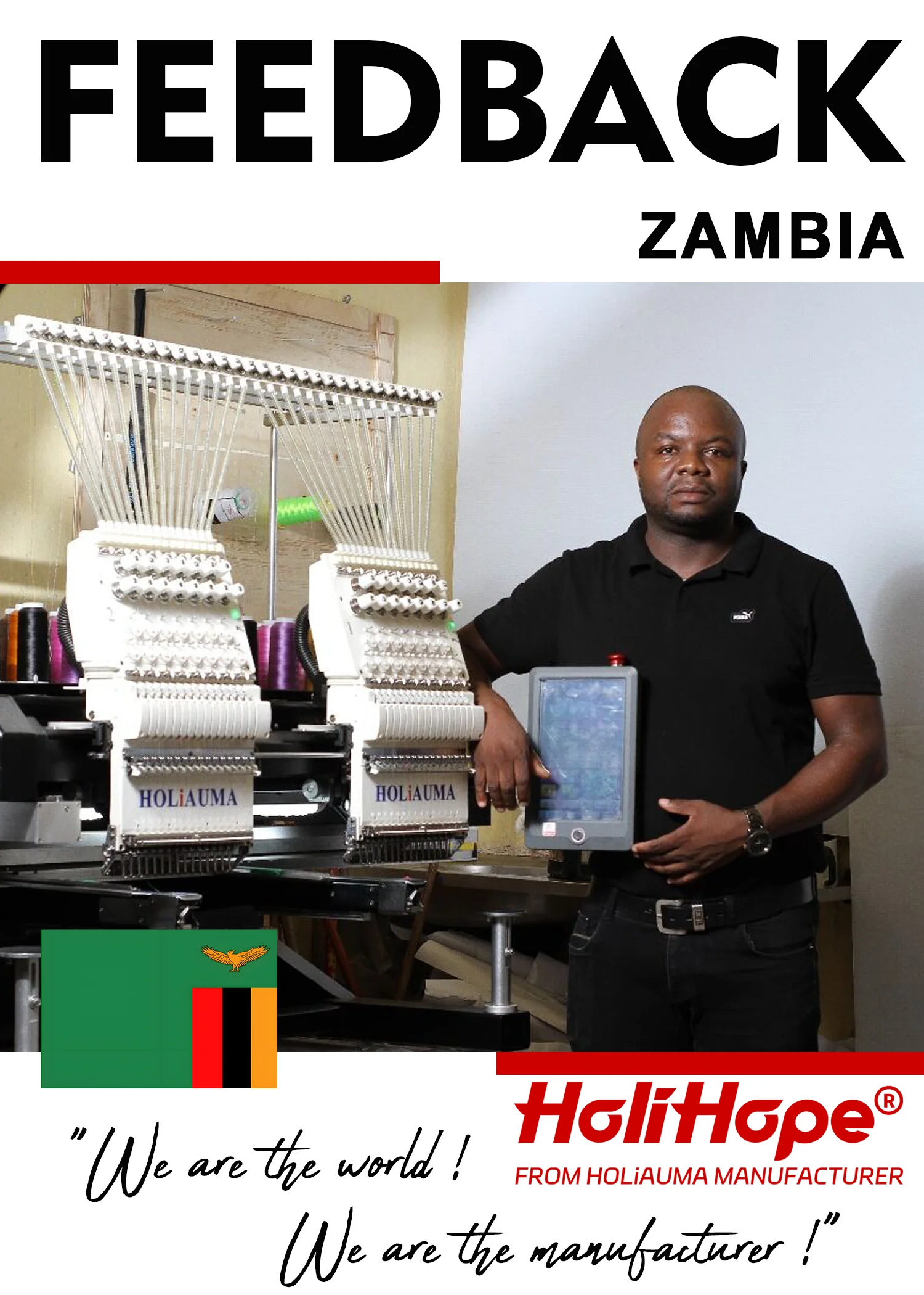 China No.1 HOLiAUMA Holihope 10 years motor warranty 2 head computer embroidery machine multi function 3D cap embroidery machine