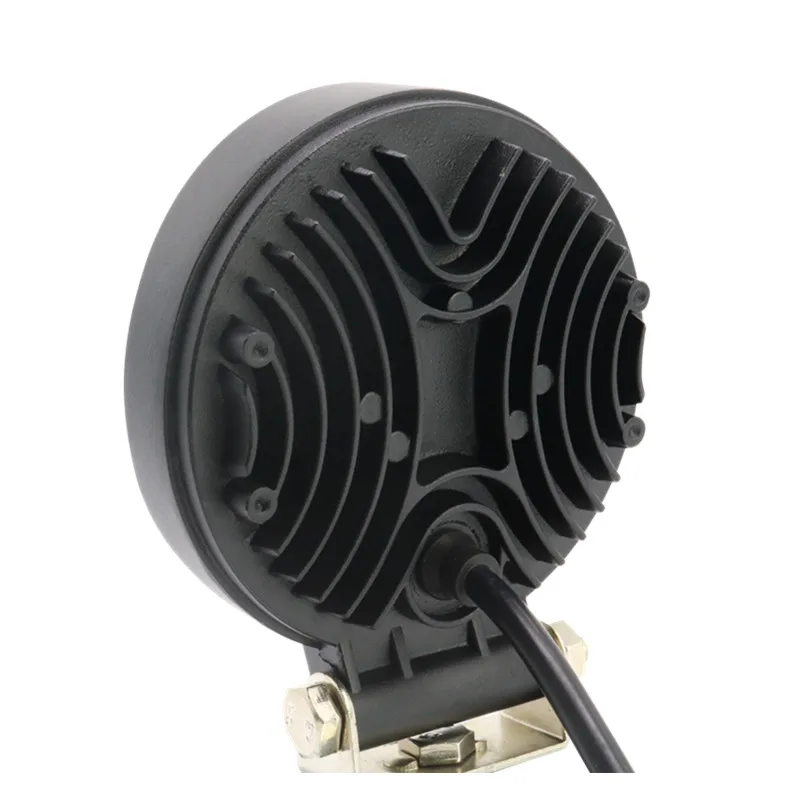 Motorcycle Spotlight 42W 6000K 4200LM Circular Waterproof LED Work Light for Off-Road Suv / Boat / 4X4 Jeep / Truck