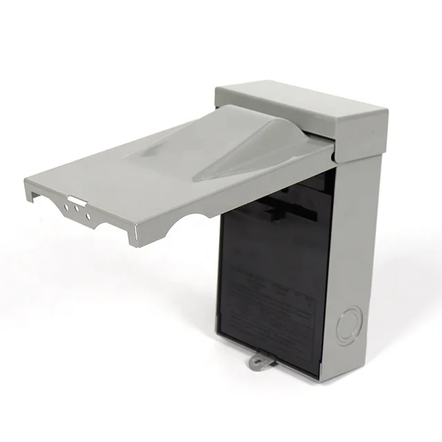 Home HVAC Parts Steel Non-Fused Disconnect Box Switch Electric Power Source Air Conditioning Fitting